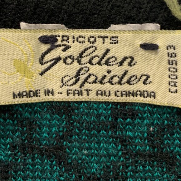 Golden Spider Vintage Sweater – Size Medium - Picture 4 of 7